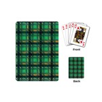 Green Clover Playing Cards Single Design (Mini) Back