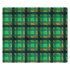 Green Clover Double Sided Flano Blanket (small)  by LW323