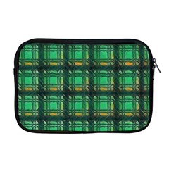 Green Clover Apple Macbook Pro 17  Zipper Case by LW323