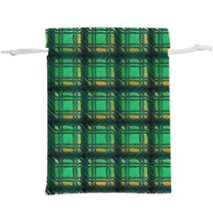 Green Clover  Lightweight Drawstring Pouch (xl) by LW323