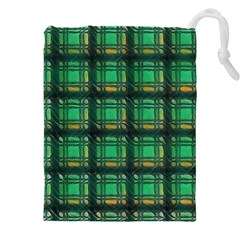 Green Clover Drawstring Pouch (5xl) by LW323