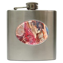 20210406 105120 Hip Flask (6 Oz) by kaleidomarblingart