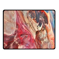 20210406 105120 Double Sided Fleece Blanket (small)  by kaleidomarblingart