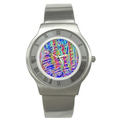 Vibrant-vases Stainless Steel Watch