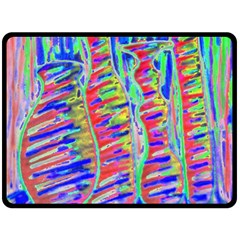 Vibrant-vases Fleece Blanket (large) 