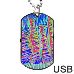 Vibrant-vases Dog Tag Usb Flash (one Side)