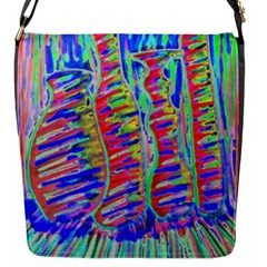 Vibrant-vases Flap Closure Messenger Bag (s)