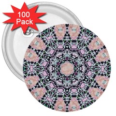 Gem 3  Buttons (100 Pack) 