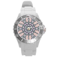 Gem Round Plastic Sport Watch (l)