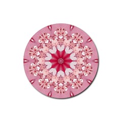 Diamond Girl Rubber Round Coaster (4 Pack)  by LW323