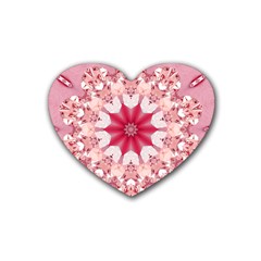 Diamond Girl Heart Coaster (4 Pack)  by LW323