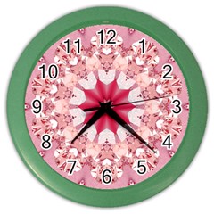 Diamond Girl Color Wall Clock by LW323