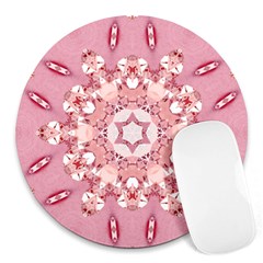 Diamond Girl 2 Round Mousepads by LW323