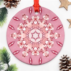 Diamond Girl 2 Ornament (round) by LW323