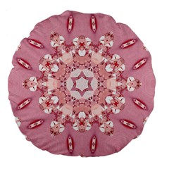 Diamond Girl 2 Large 18  Premium Flano Round Cushions by LW323