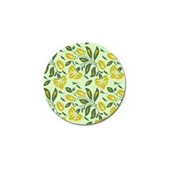 Folk Floral Pattern  Abstract Flowers Surface Design  Seamless Pattern Golf Ball Marker by Eskimos