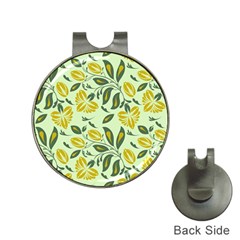 Folk Floral Pattern  Abstract Flowers Surface Design  Seamless Pattern Hat Clips With Golf Markers by Eskimos