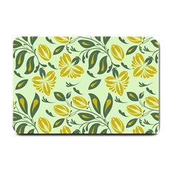 Folk Floral Pattern  Abstract Flowers Surface Design  Seamless Pattern Small Doormat  by Eskimos