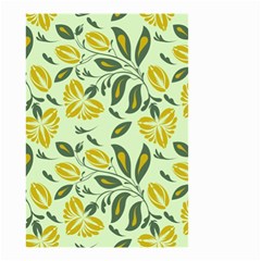 Folk Floral Pattern  Abstract Flowers Surface Design  Seamless Pattern Small Garden Flag (two Sides) by Eskimos