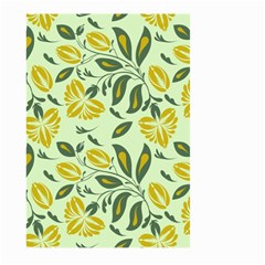 Folk Floral Pattern  Abstract Flowers Surface Design  Seamless Pattern Large Garden Flag (two Sides) by Eskimos