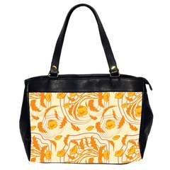 Folk floral pattern. Abstract flowers surface design. Seamless pattern Oversize Office Handbag (2 Sides)