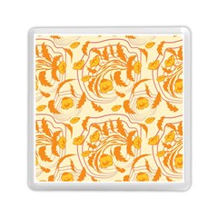 Folk floral pattern. Abstract flowers surface design. Seamless pattern Memory Card Reader (Square)