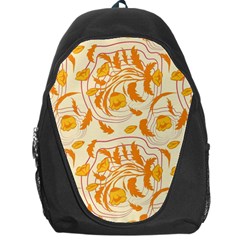 Folk floral pattern. Abstract flowers surface design. Seamless pattern Backpack Bag