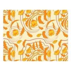 Folk floral pattern. Abstract flowers surface design. Seamless pattern Double Sided Flano Blanket (Large) 