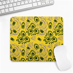 Folk Floral Pattern  Abstract Flowers Surface Design  Seamless Pattern Large Mousepads by Eskimos