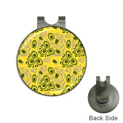 Folk Floral Pattern  Abstract Flowers Surface Design  Seamless Pattern Hat Clips With Golf Markers by Eskimos