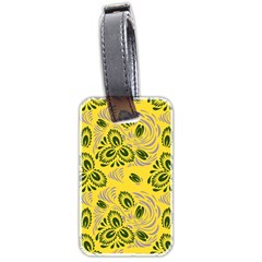 Folk Floral Pattern  Abstract Flowers Surface Design  Seamless Pattern Luggage Tag (two Sides) by Eskimos