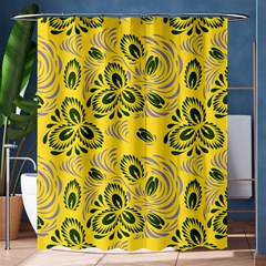 Folk Floral Pattern  Abstract Flowers Surface Design  Seamless Pattern Shower Curtain 60  X 72  (medium)  by Eskimos