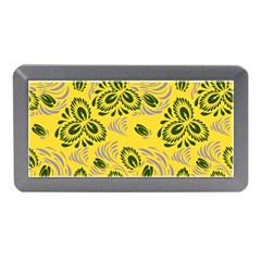 Folk Floral Pattern  Abstract Flowers Surface Design  Seamless Pattern Memory Card Reader (mini) by Eskimos