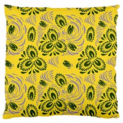 Folk Floral Pattern  Abstract Flowers Surface Design  Seamless Pattern Standard Flano Cushion Case (one Side) by Eskimos