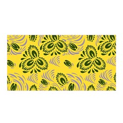 Folk Floral Pattern  Abstract Flowers Surface Design  Seamless Pattern Satin Wrap by Eskimos