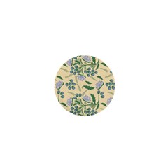 Folk Floral Pattern  Abstract Flowers Surface Design  Seamless Pattern 1  Mini Buttons by Eskimos