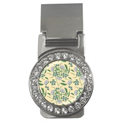 Folk Floral Pattern  Abstract Flowers Surface Design  Seamless Pattern Money Clips (cz)  by Eskimos