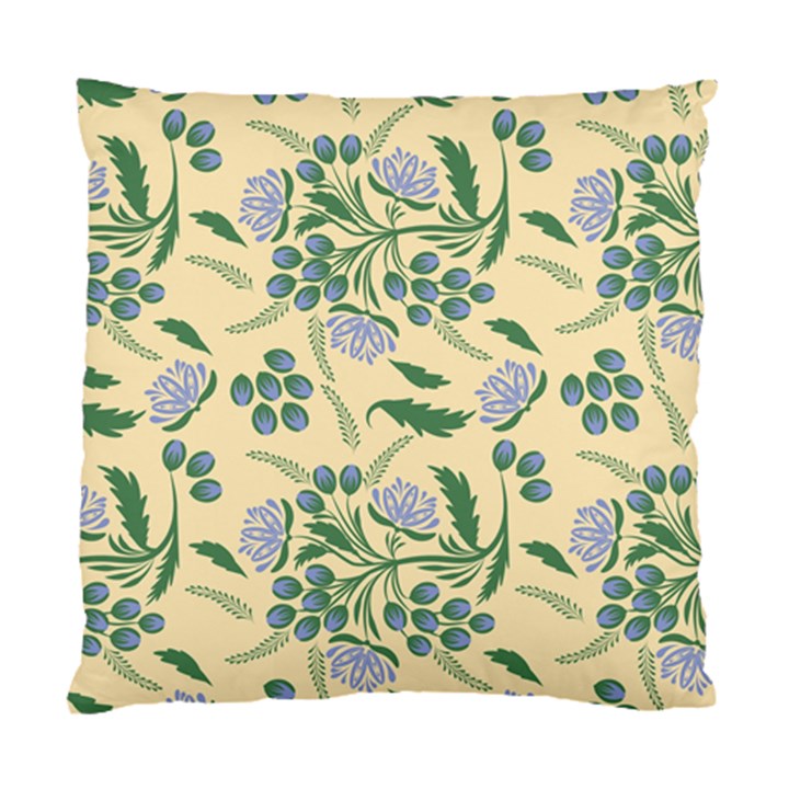 Folk floral pattern. Abstract flowers surface design. Seamless pattern Standard Cushion Case (One Side)