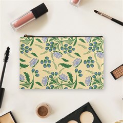 Folk Floral Pattern  Abstract Flowers Surface Design  Seamless Pattern Cosmetic Bag (medium) by Eskimos