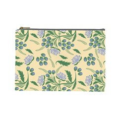 Folk Floral Pattern  Abstract Flowers Surface Design  Seamless Pattern Cosmetic Bag (large) by Eskimos