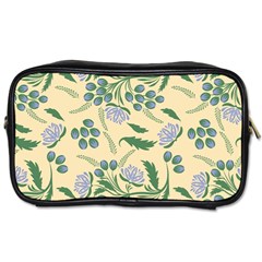 Folk Floral Pattern  Abstract Flowers Surface Design  Seamless Pattern Toiletries Bag (two Sides) by Eskimos