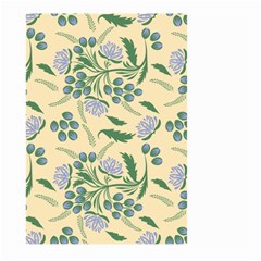 Folk Floral Pattern  Abstract Flowers Surface Design  Seamless Pattern Large Garden Flag (two Sides) by Eskimos