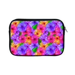 Watercolor Flowers  Multi-colored Bright Flowers Apple Ipad Mini Zipper Cases by SychEva