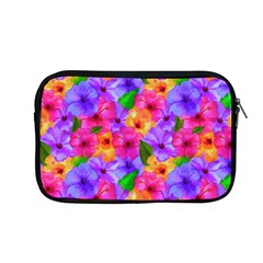 Watercolor Flowers  Multi-colored Bright Flowers Apple Macbook Pro 13  Zipper Case by SychEva