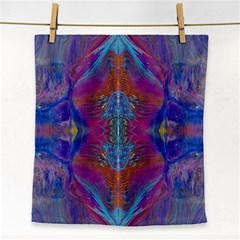 Flowing Duo  Face Towel by kaleidomarblingart