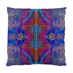 Flowing Duo  Standard Cushion Case (one Side) by kaleidomarblingart