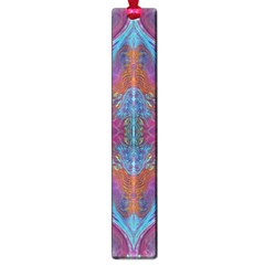 Flowing Duo  Large Book Marks by kaleidomarblingart