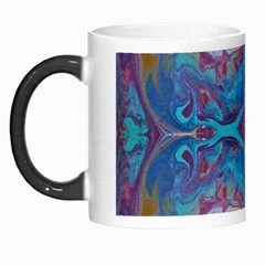 Marbling Turquoise Marbling Morph Mugs by kaleidomarblingart