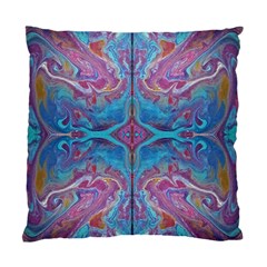 Marbling Turquoise Marbling Standard Cushion Case (one Side) by kaleidomarblingart