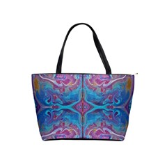 Marbling Turquoise Marbling Classic Shoulder Handbag by kaleidomarblingart